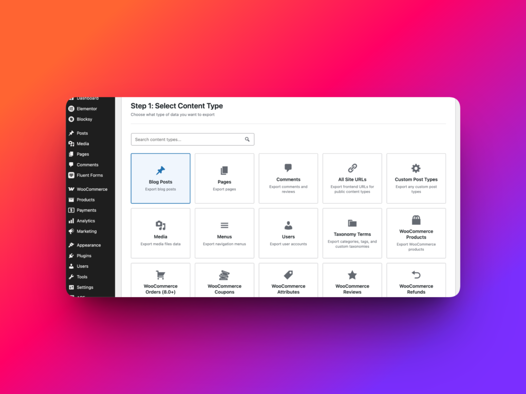 Import Export by RockStarLab 1.2.0 WordPress plugin interface